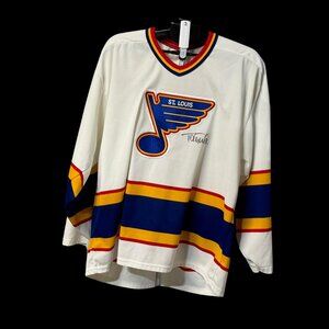 Maska Vintage St Louis Blues Jersey signed #18 Tony Twist - L